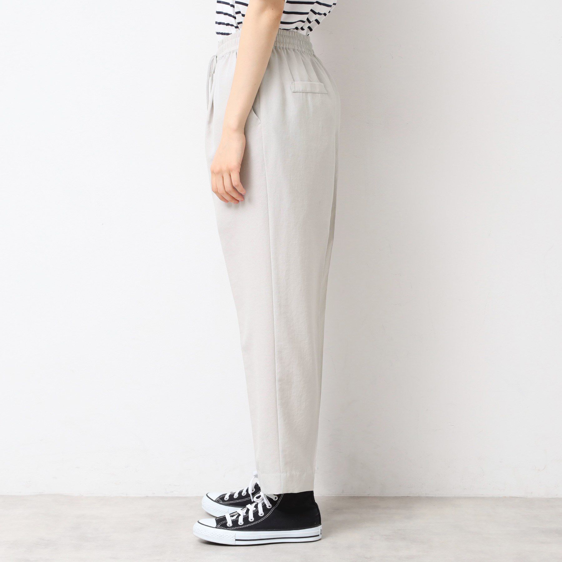 Dessin「【ウエストゴム・洗える】センターライン入りテーパードパンツ（XS～L）」|その他|