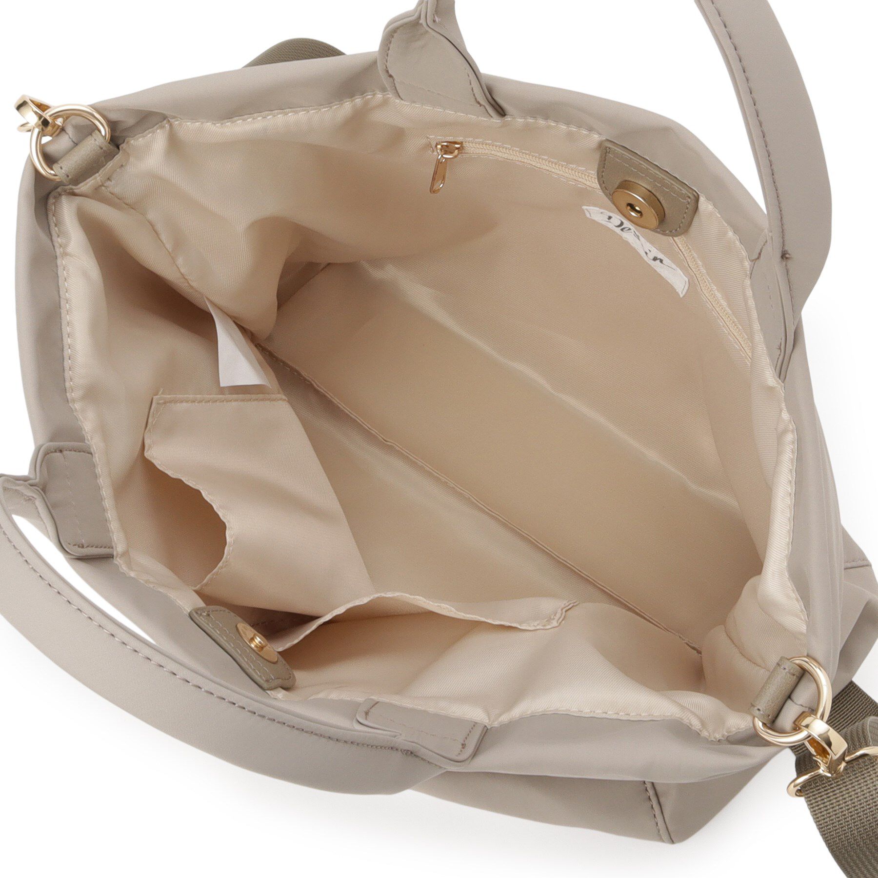 Dessin「【A4収納可・2WAY】ベルトデザインナイロン2WAYトート」|トートバッグ|