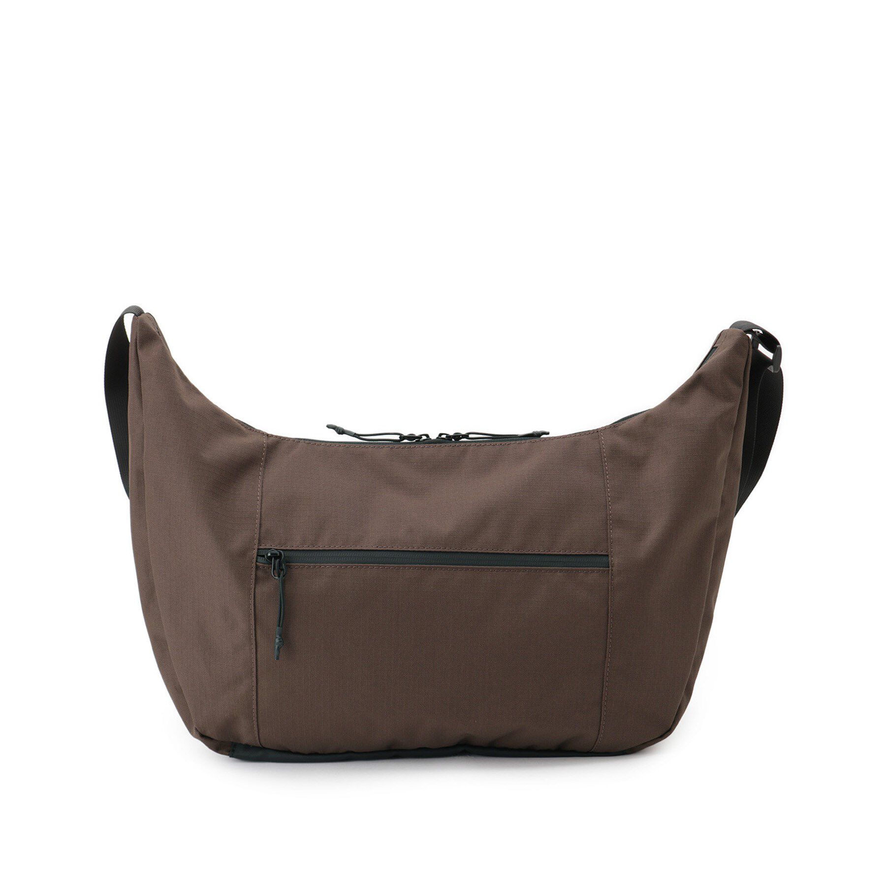 Dessin「【ユニセックス/A4収納可/多ポケット】リップストップハーフムーンショルダーバッグ」|ショルダー・メッセンジャー|