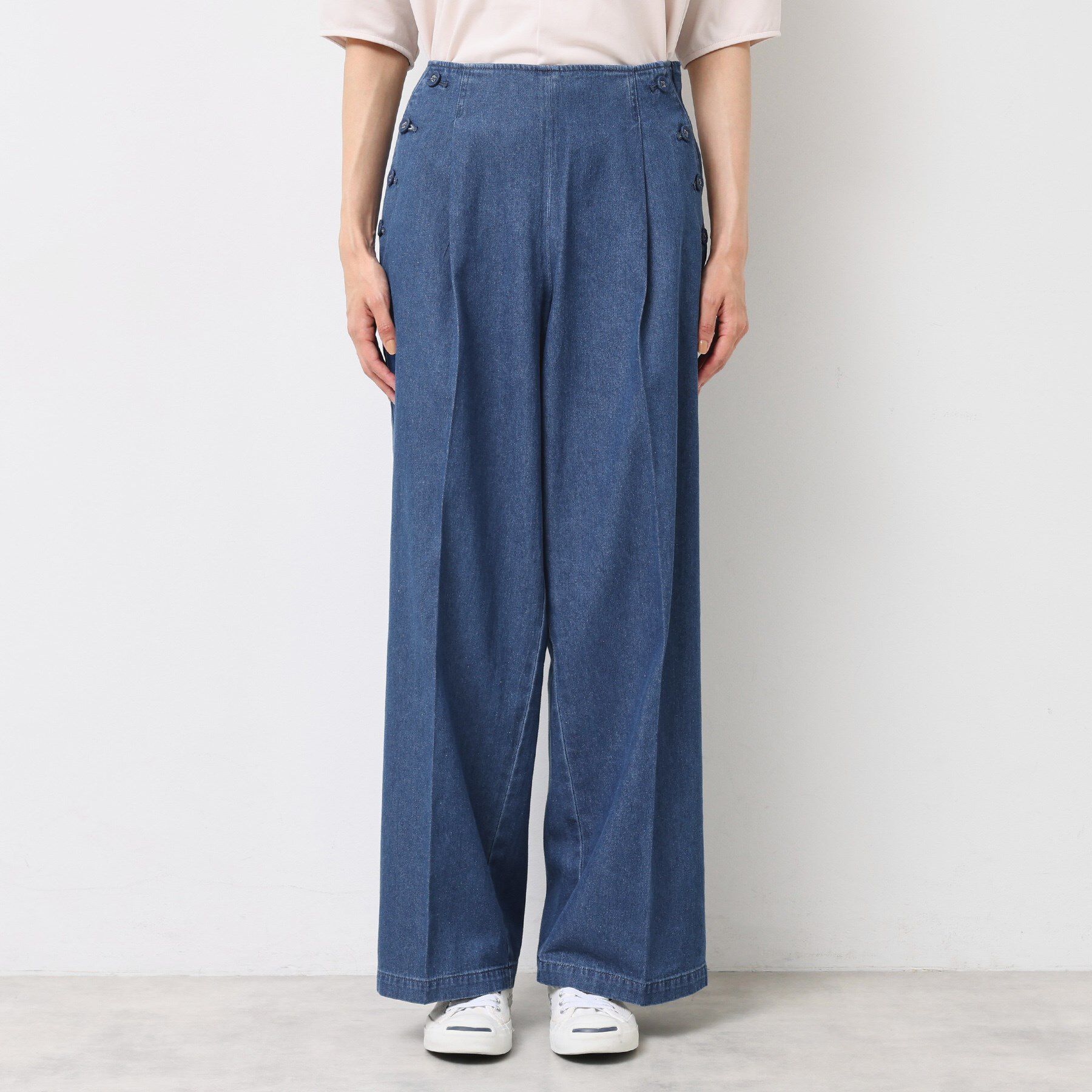 Dessin「【洗える】デニムワイドマリンパンツ」|その他|