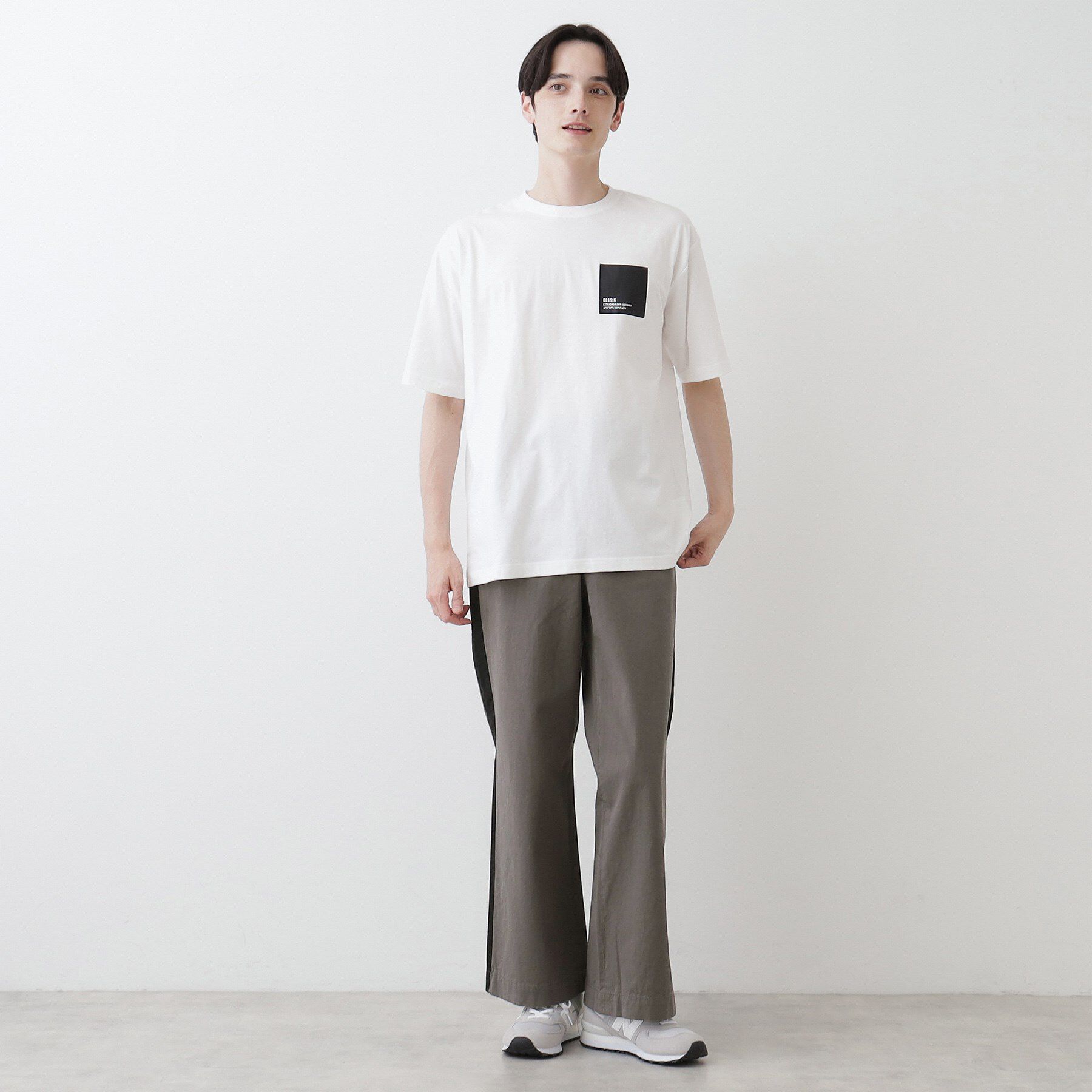 Dessin「【洗える】コットンツイルサイドライン入りパンツ」|その他|