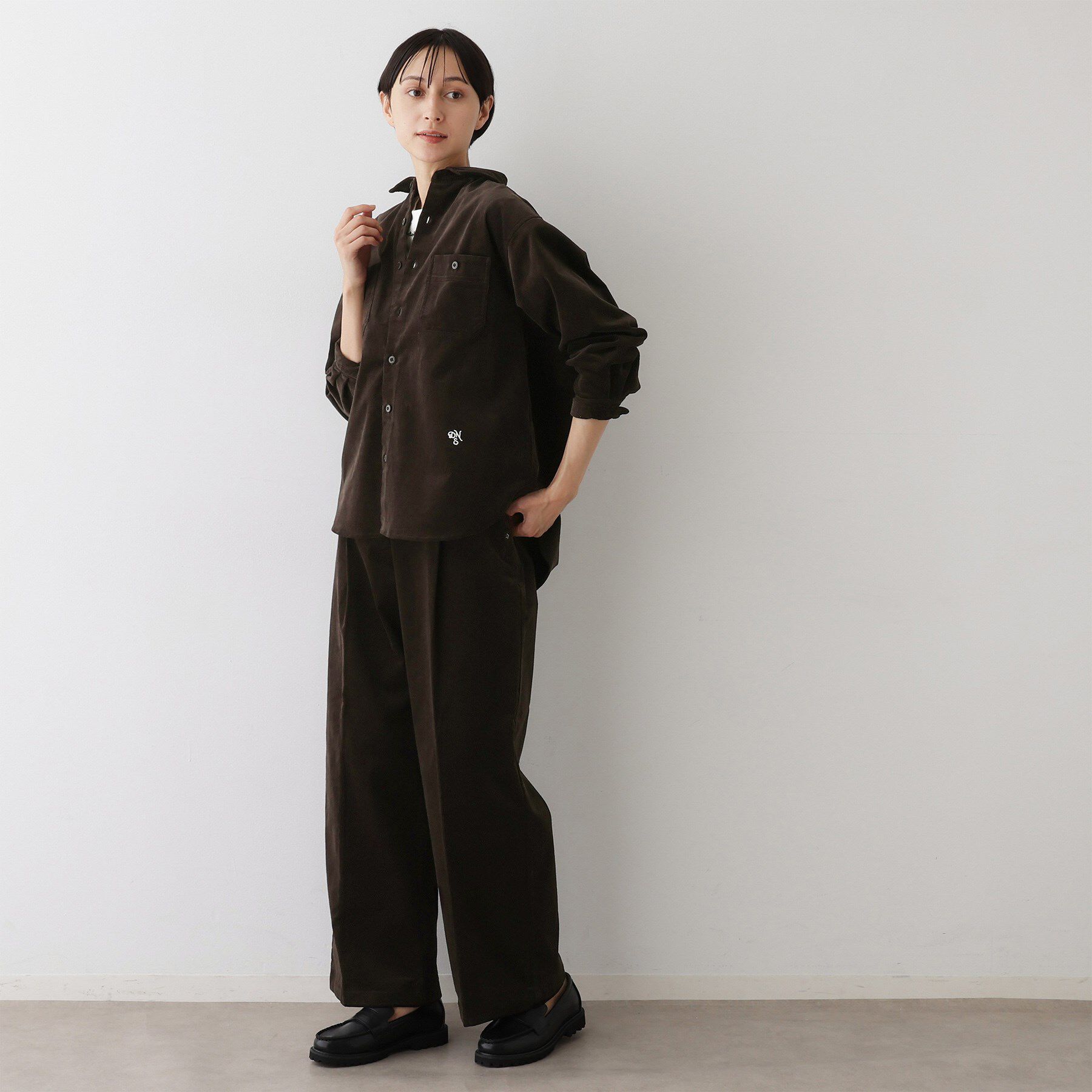 Dessin「【ユニセックス/セットアップ可】コーデュロイシャツ」|シャツ・ブラウス|