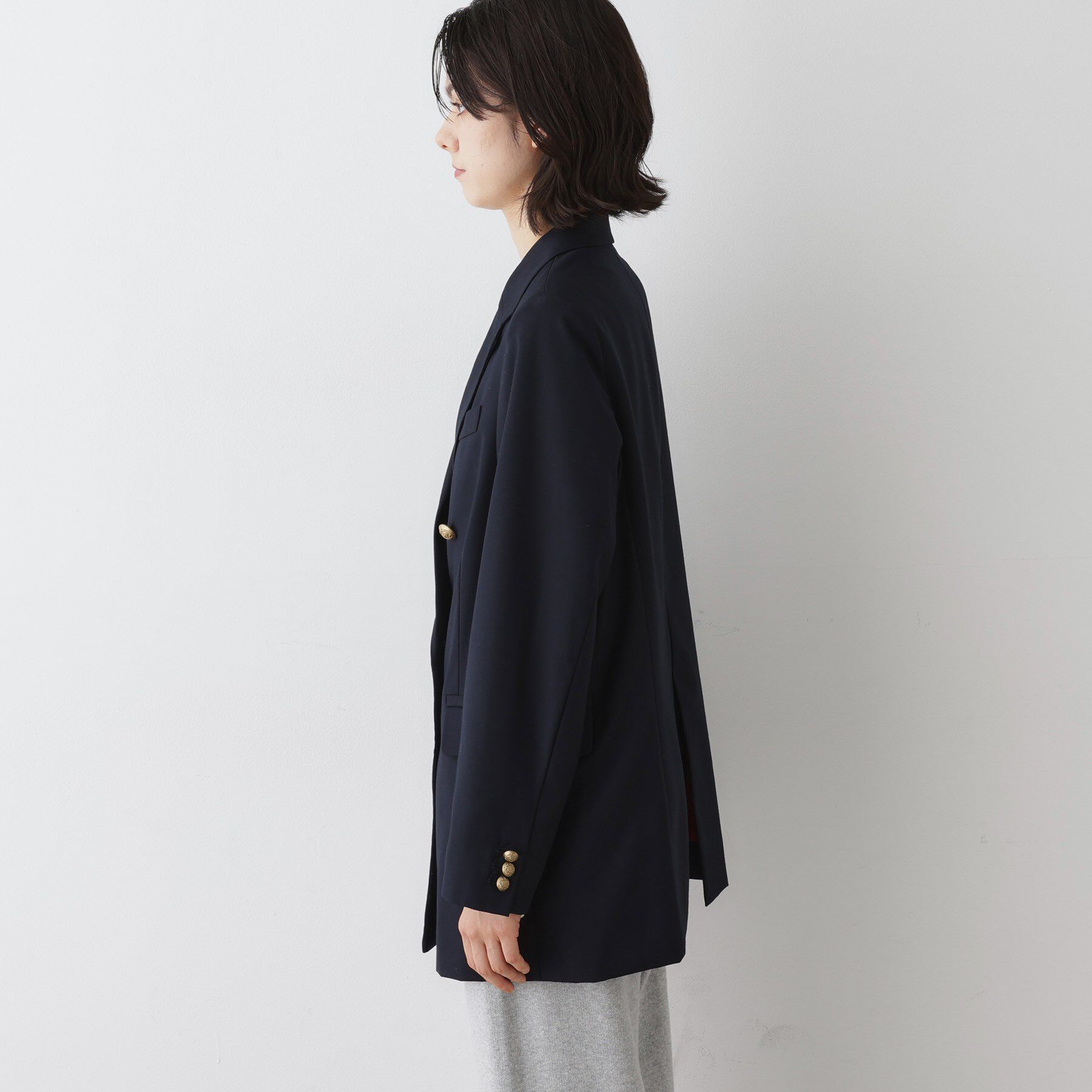 Dessin「ウール混ダブルジャケット」|テーラードジャケット|