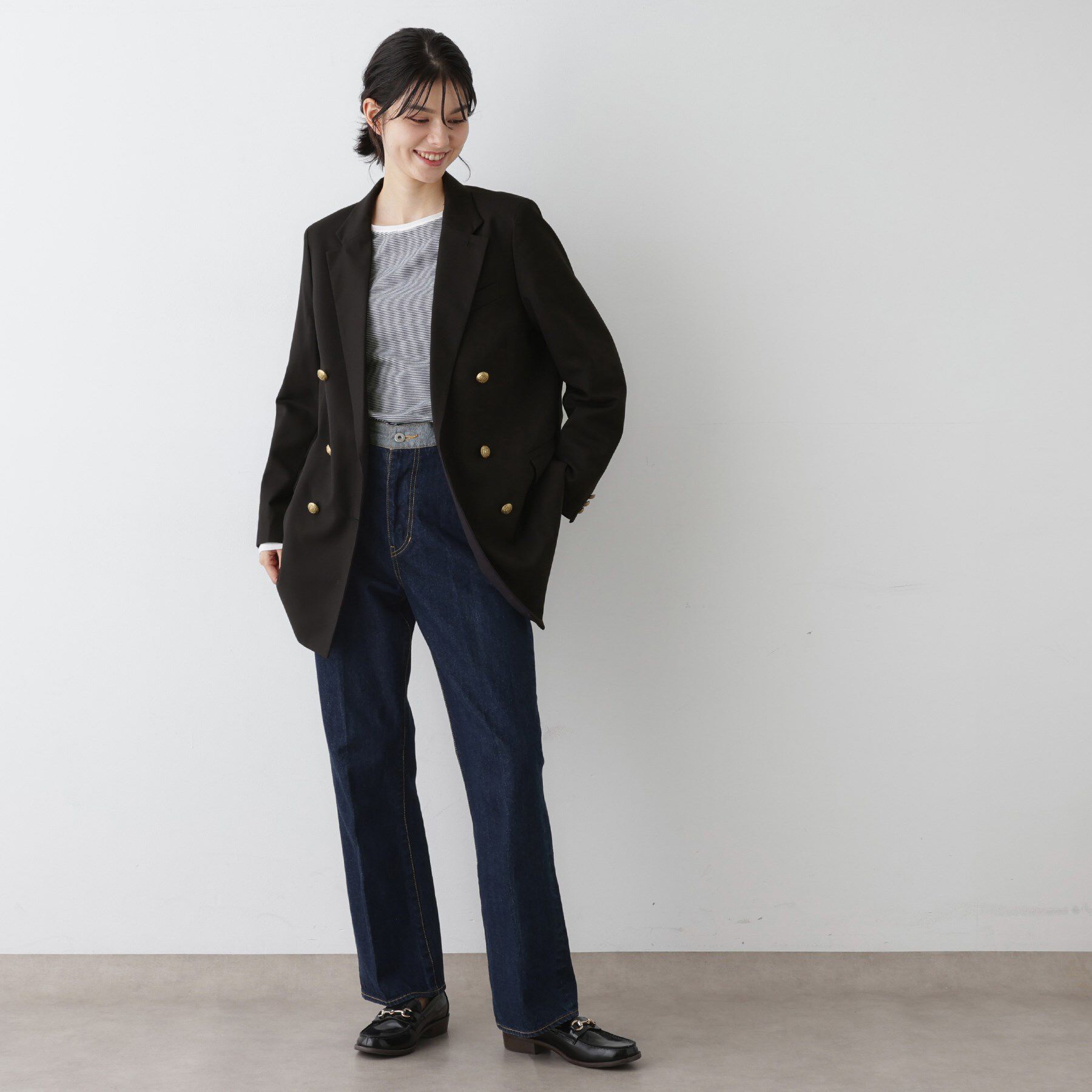 Dessin「ウール混ダブルジャケット」|テーラードジャケット|