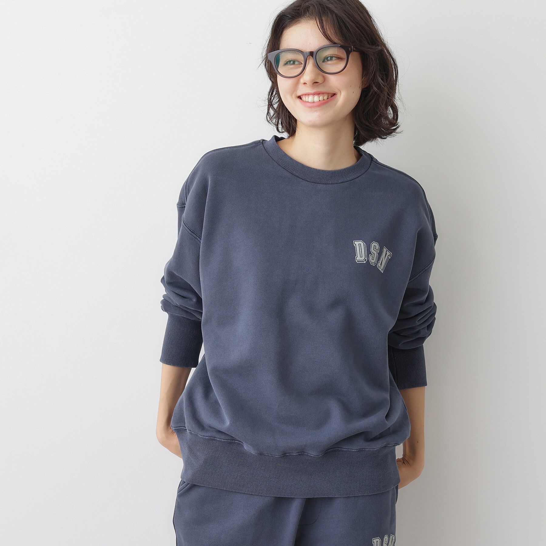 Dessin「【ユニセックス/セットアップ可】ピグメント裏毛スウェット」|パーカー|