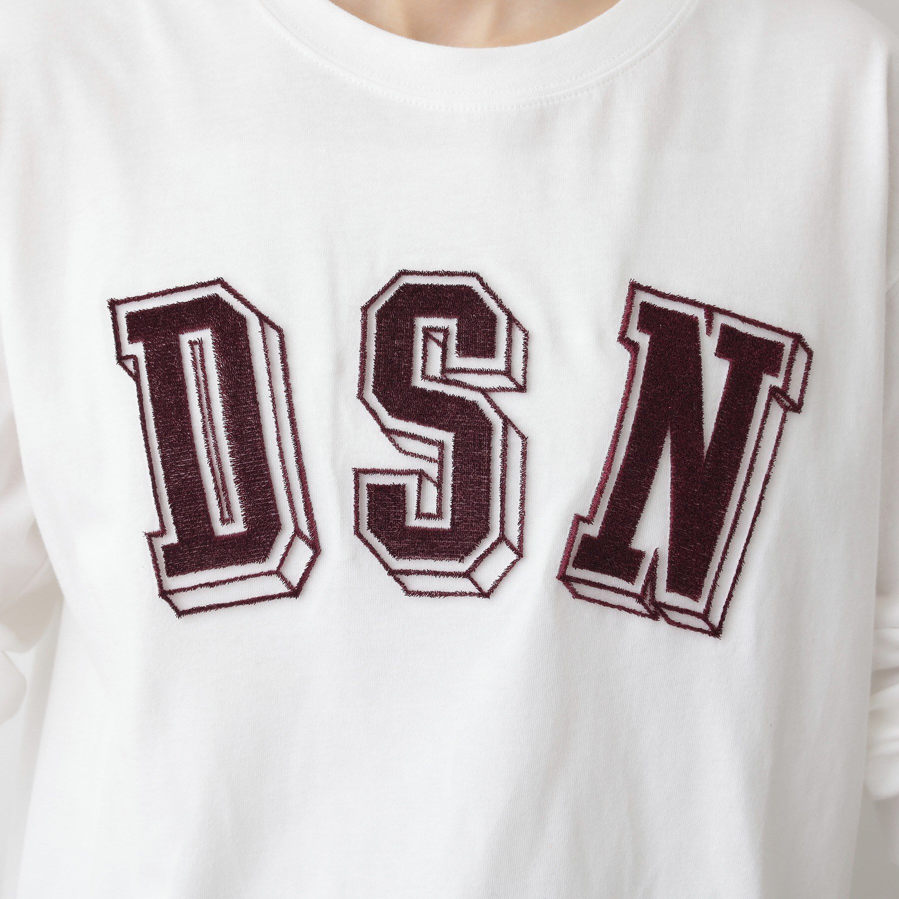 Dessin「【ユニセックス/洗える】ビッグロゴロンT」|Tシャツ・カットソー|