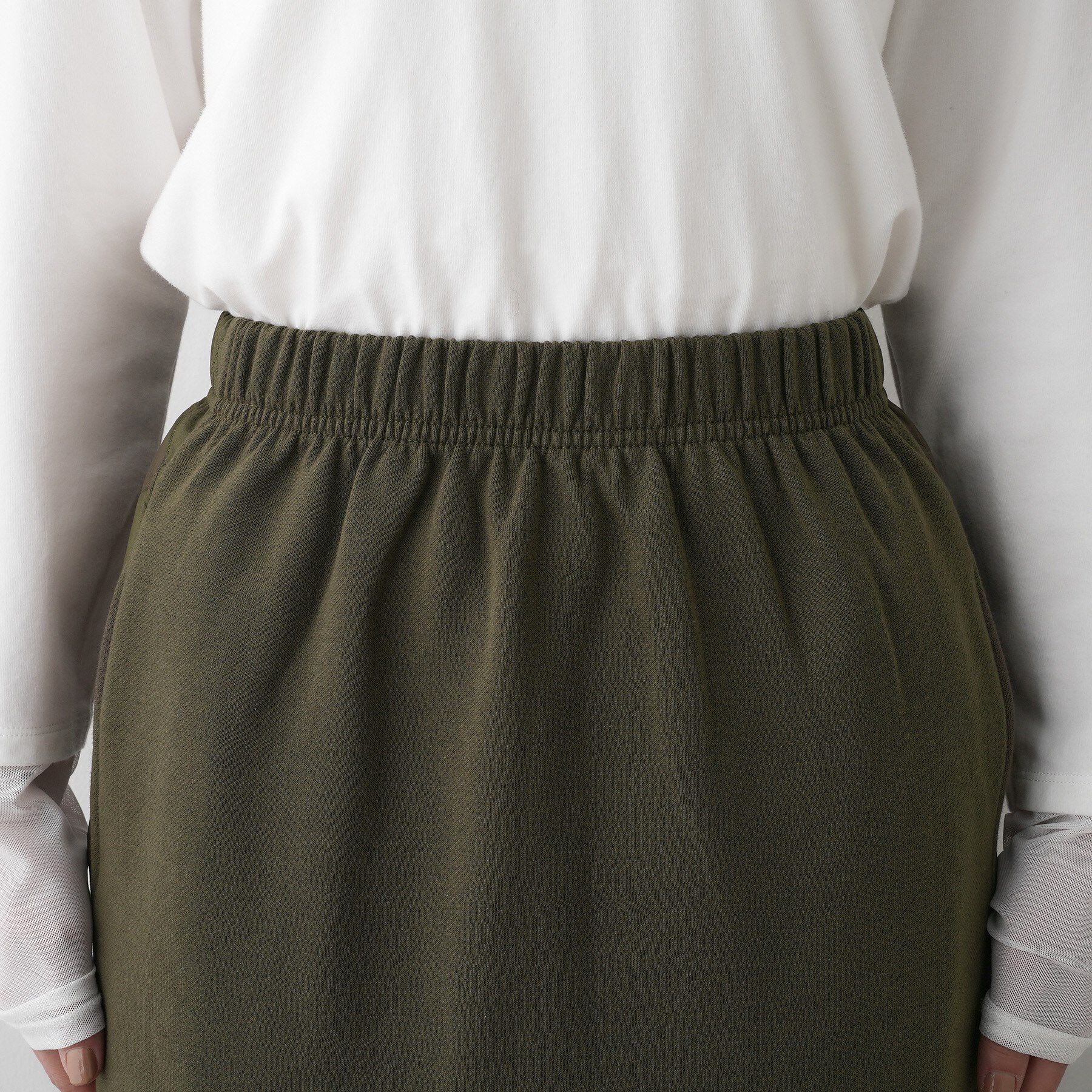 Dessin「【セットアップ可/ウエストゴム】裏毛Iラインスカート」|スカート|