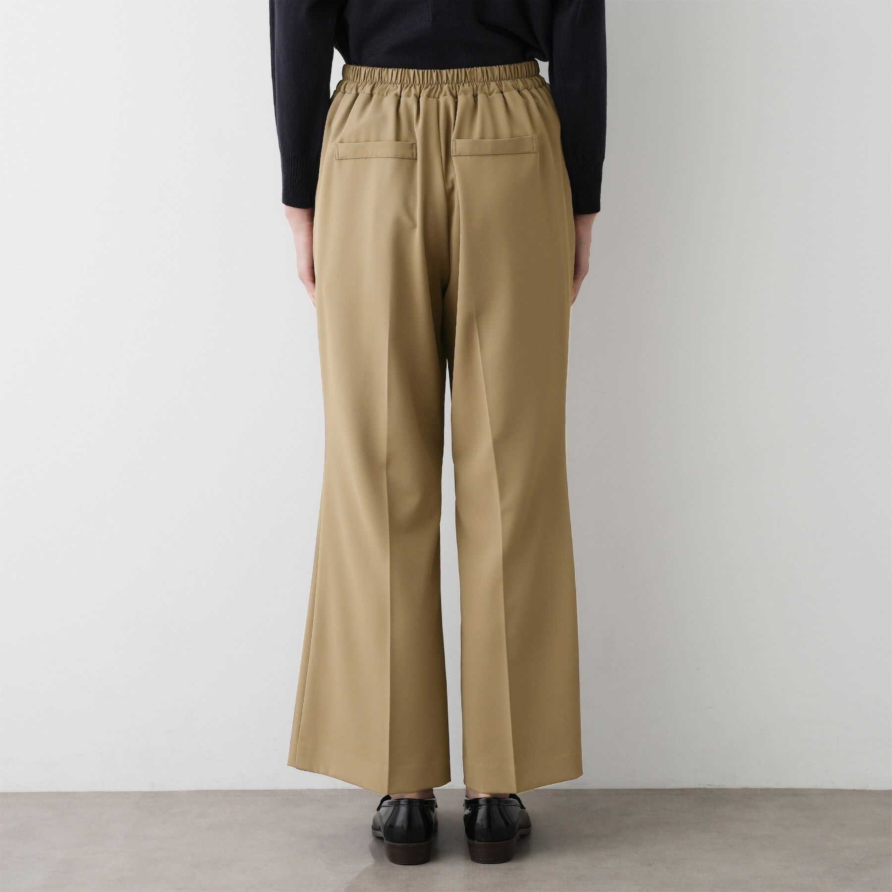 Dessin「【洗える】マットドレープニーハイフレアパンツ」|その他|