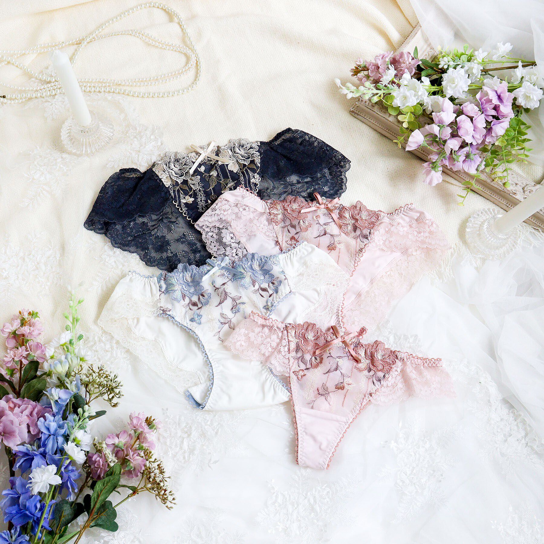 Risa Magli「クラシーナ レースショーツ」|インナー|