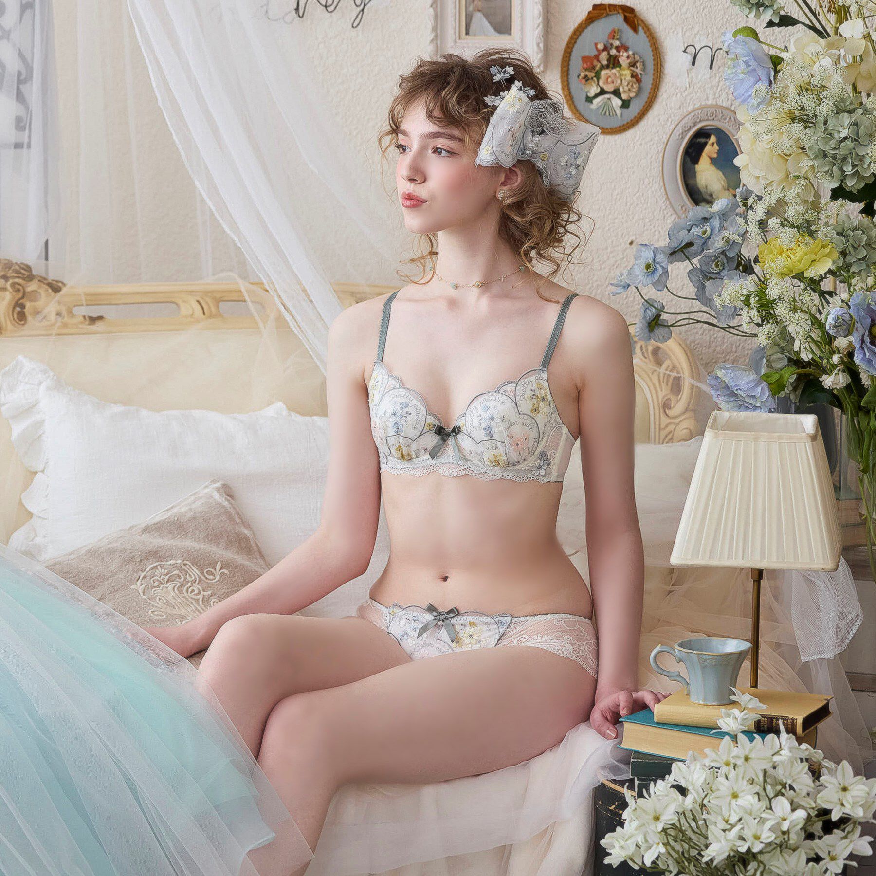 Risa Magli「フェリーチェ ブラジャー （D-F） ＜サイドシェイプ＞」|インナー|