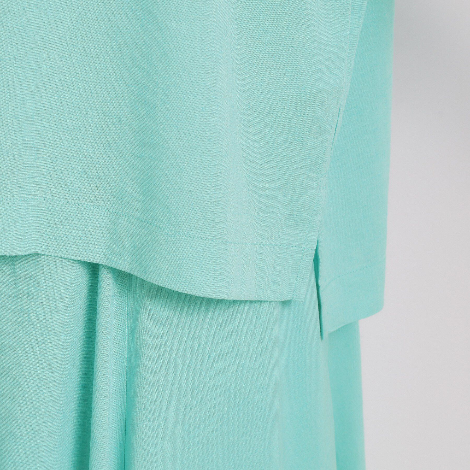 ITS&rsquo;DEMO「【手洗い可／セットアップ可】リネン混ポケット付きシャツ」|シャツ・ブラウス|