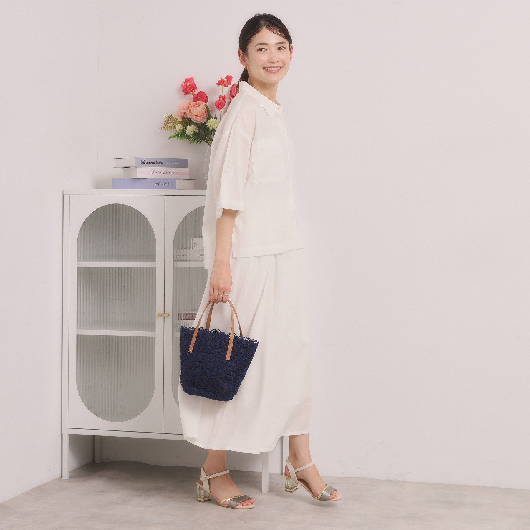 ITS&rsquo;DEMO「【手洗い可／セットアップ可】リネン混ギャザースカート」|スカート|