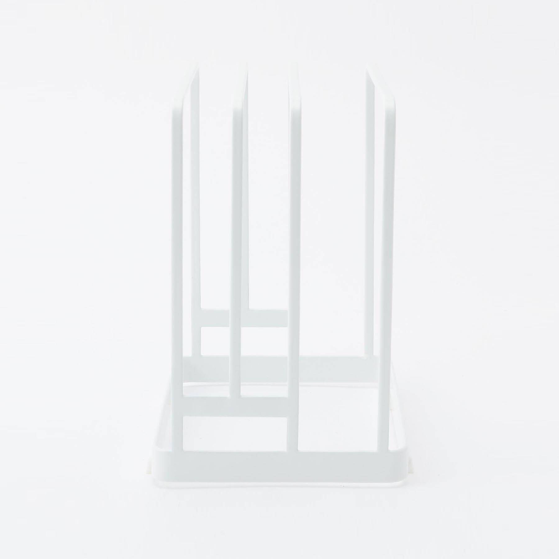 212 KITCHEN STORE「丸いまな板が置ける まな板スタンド ホワイト 山崎実業 ＜tower タワー＞」|食器・キッチングッズ|