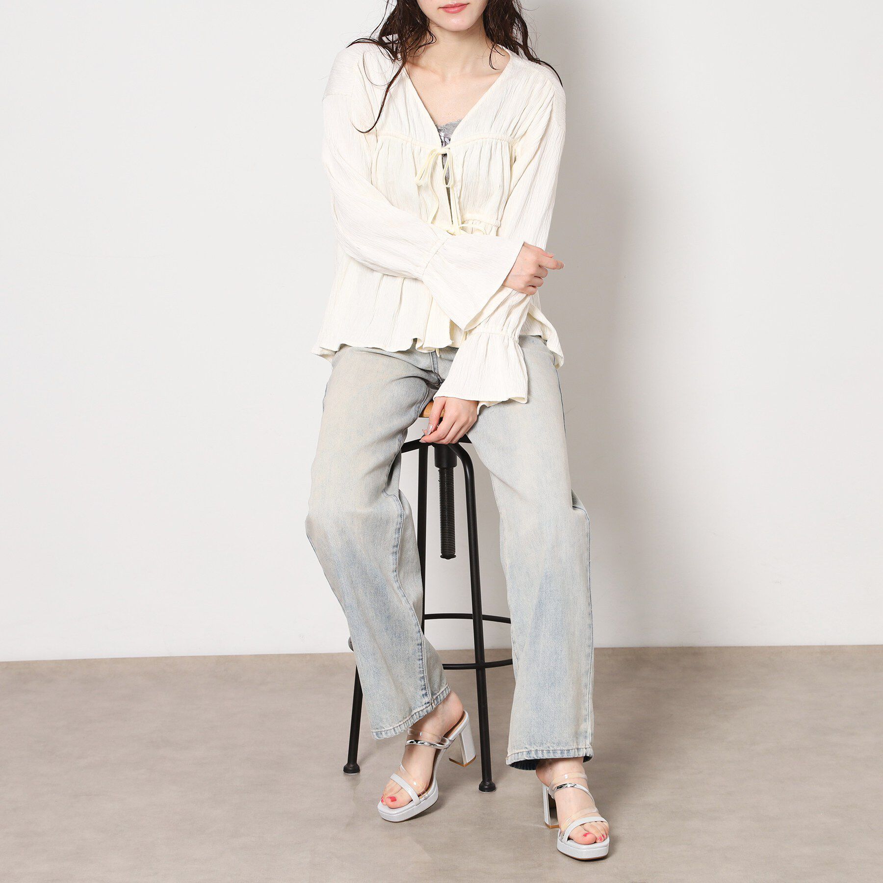 ESPERANZA「クリアコンビミュール」|サンダル|