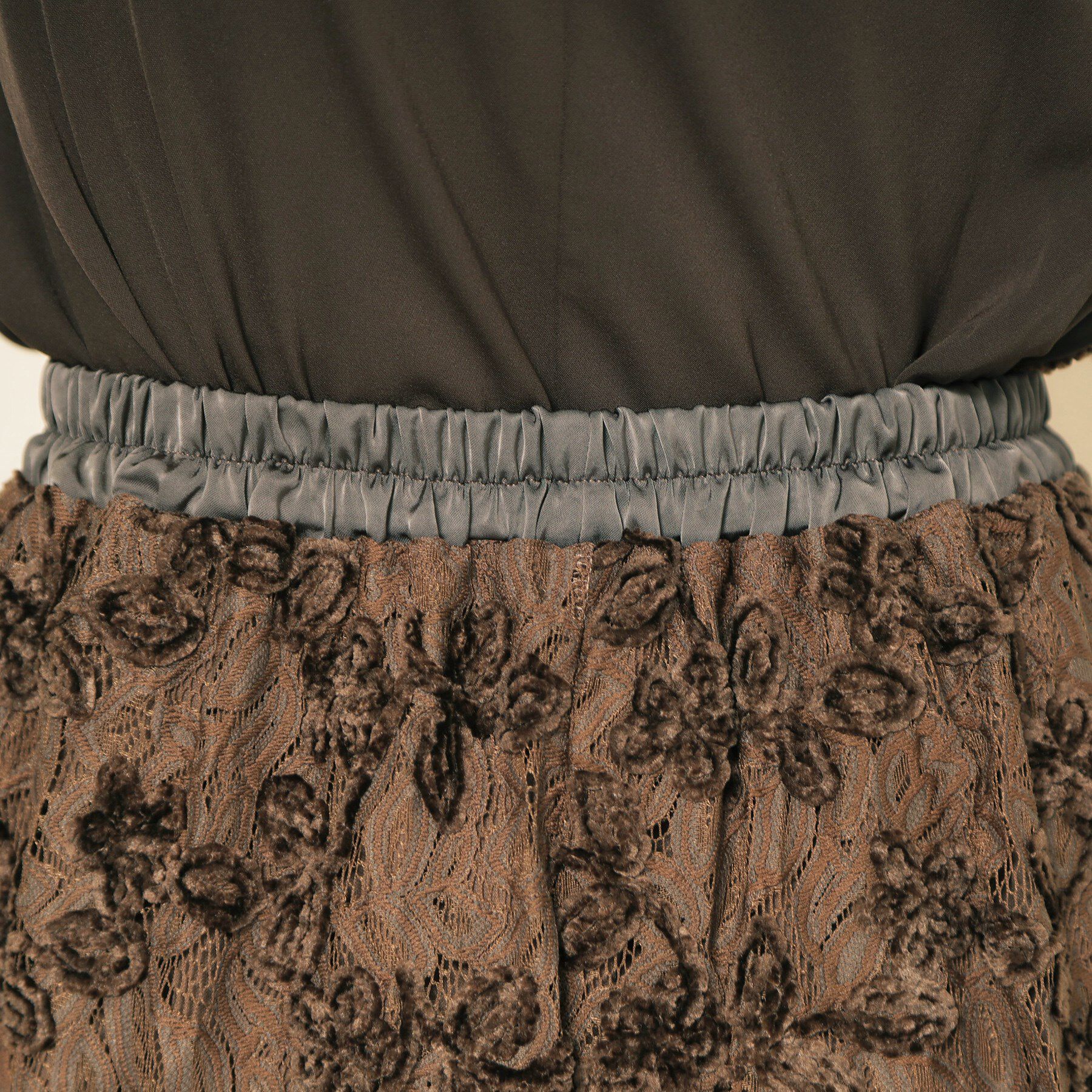 SunaUna「【モールレース／セットアップ可】ふんわりタックスカート」|スカート|