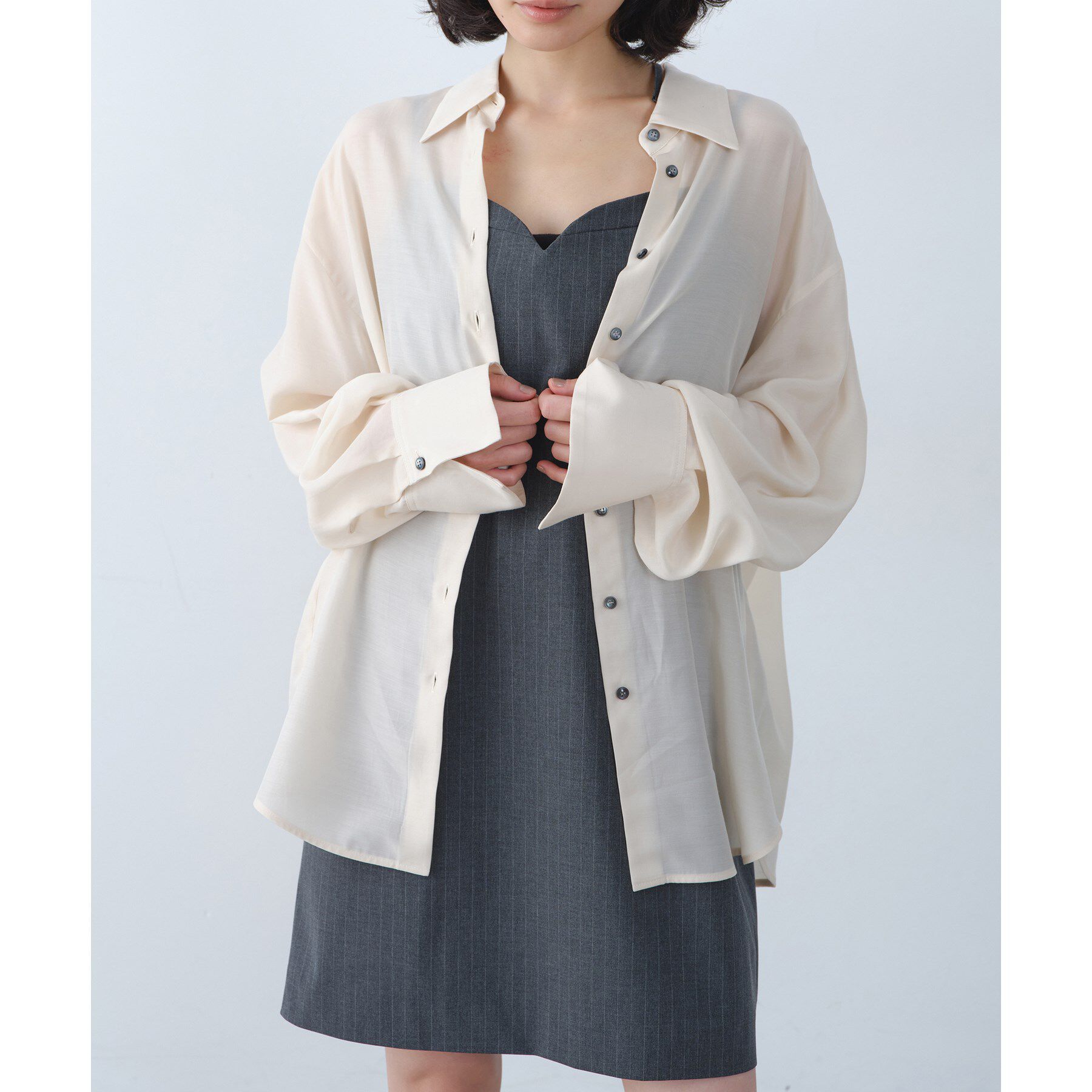 CODE A「oversize float shirts」|シャツ・ブラウス|オフホワイト(003