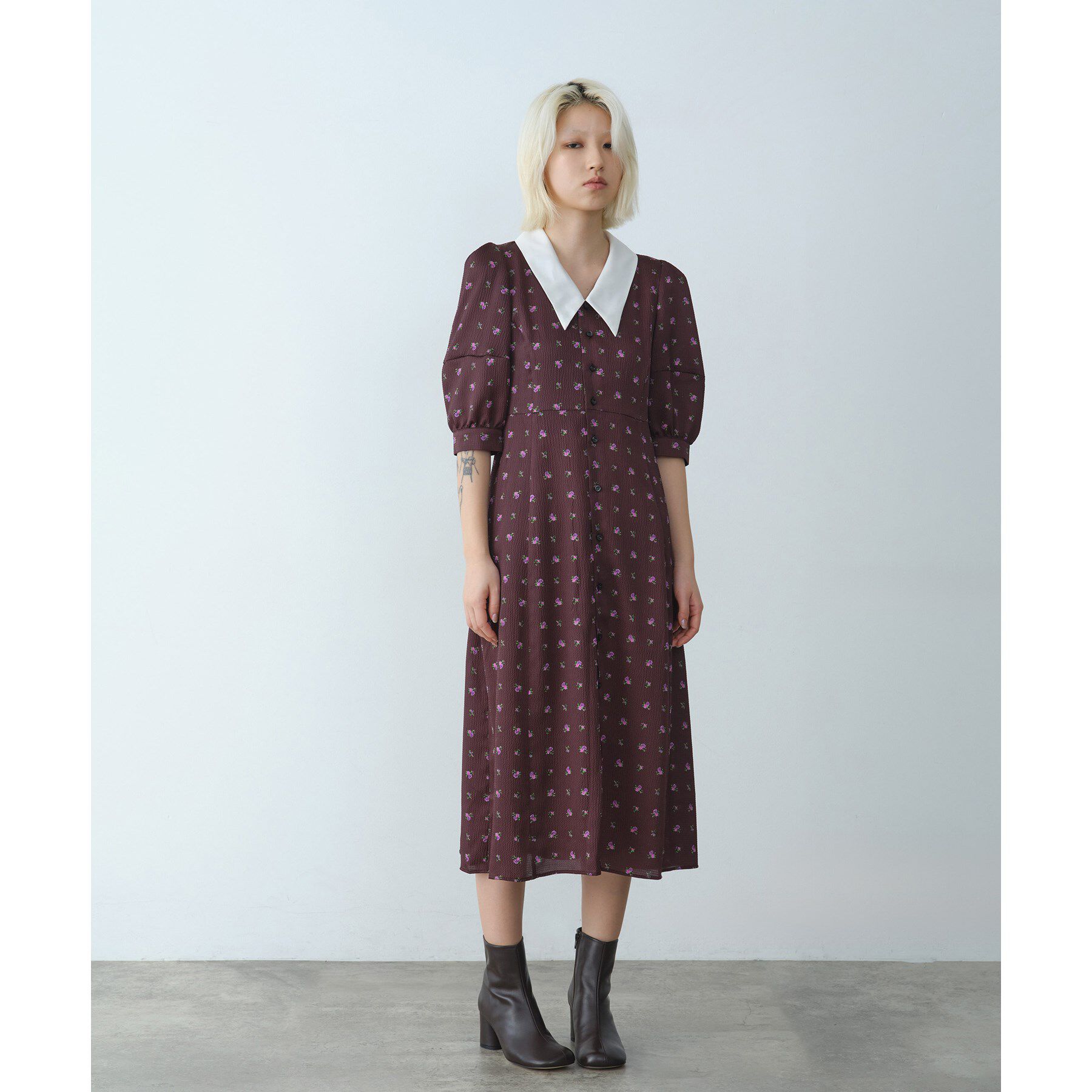 CODE A「blooming flower dress」|ワンピース|