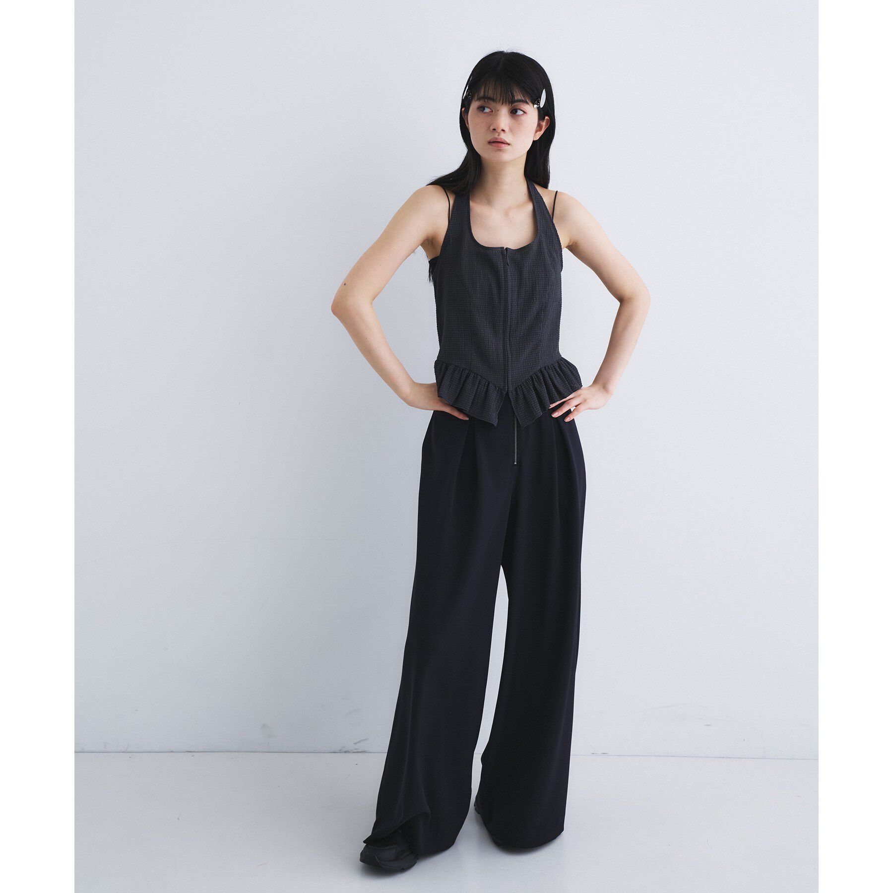 CODE A「zip wide pants」|その他|