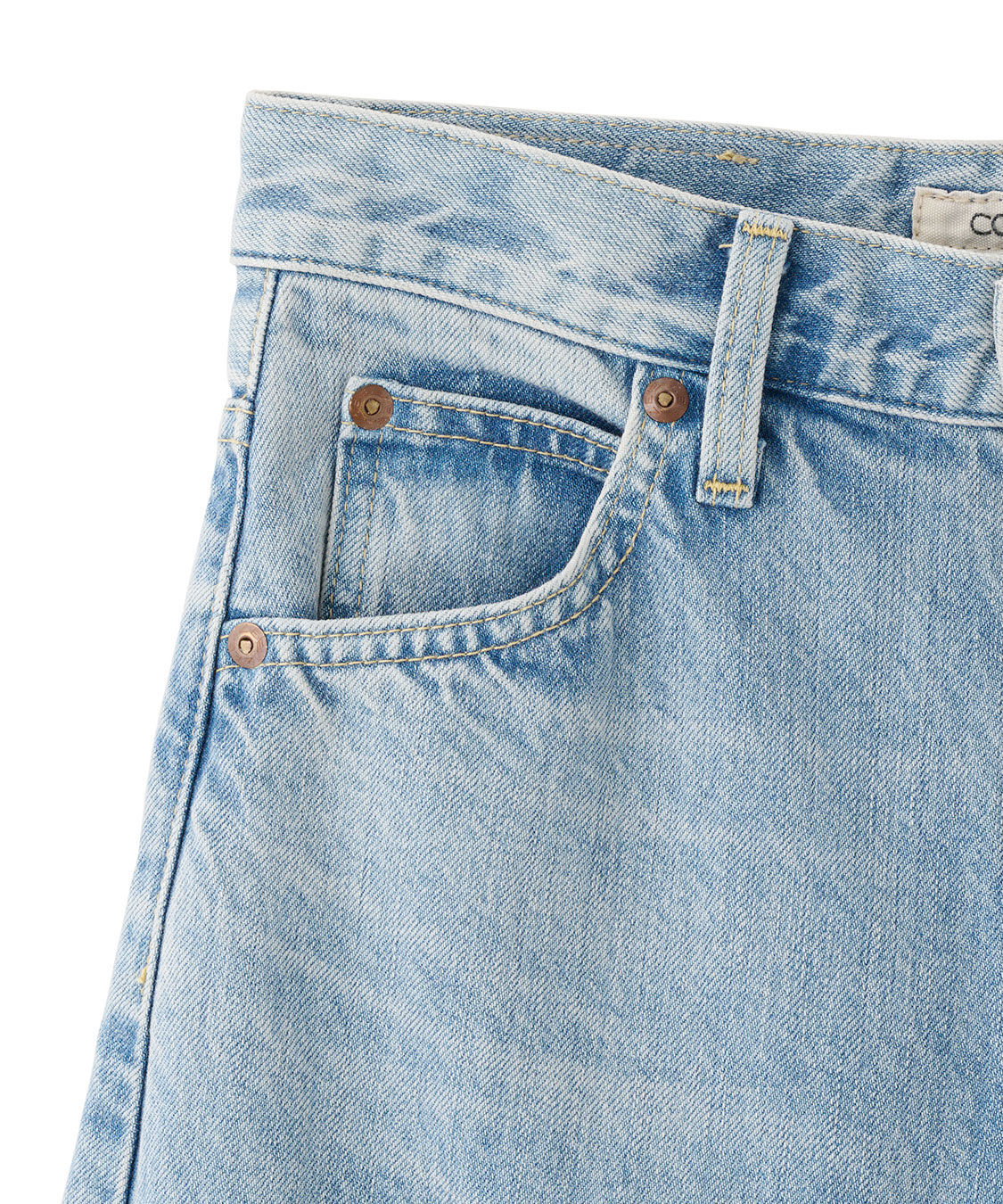 COCO DEAL「《COCO DEAL/Lee》フレアバギーデニムパンツ」|デニム|