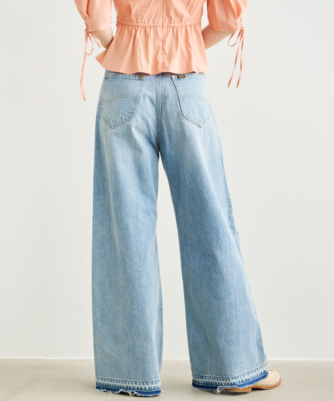 COCO DEAL「《COCO DEAL/Lee》フレアバギーデニムパンツ」|デニム|