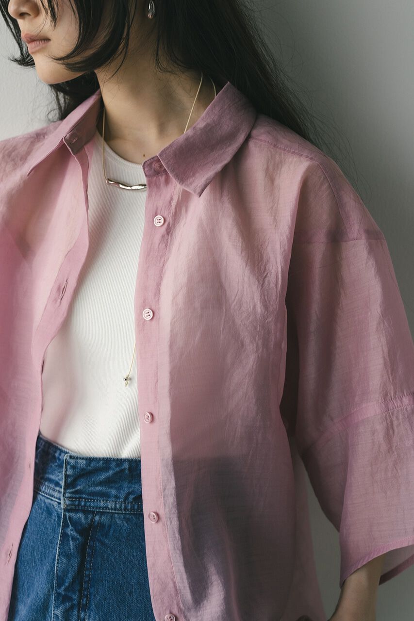 STYLEMIXER「コクーンスリーブシアーシャツ」|シャツ・ブラウス|