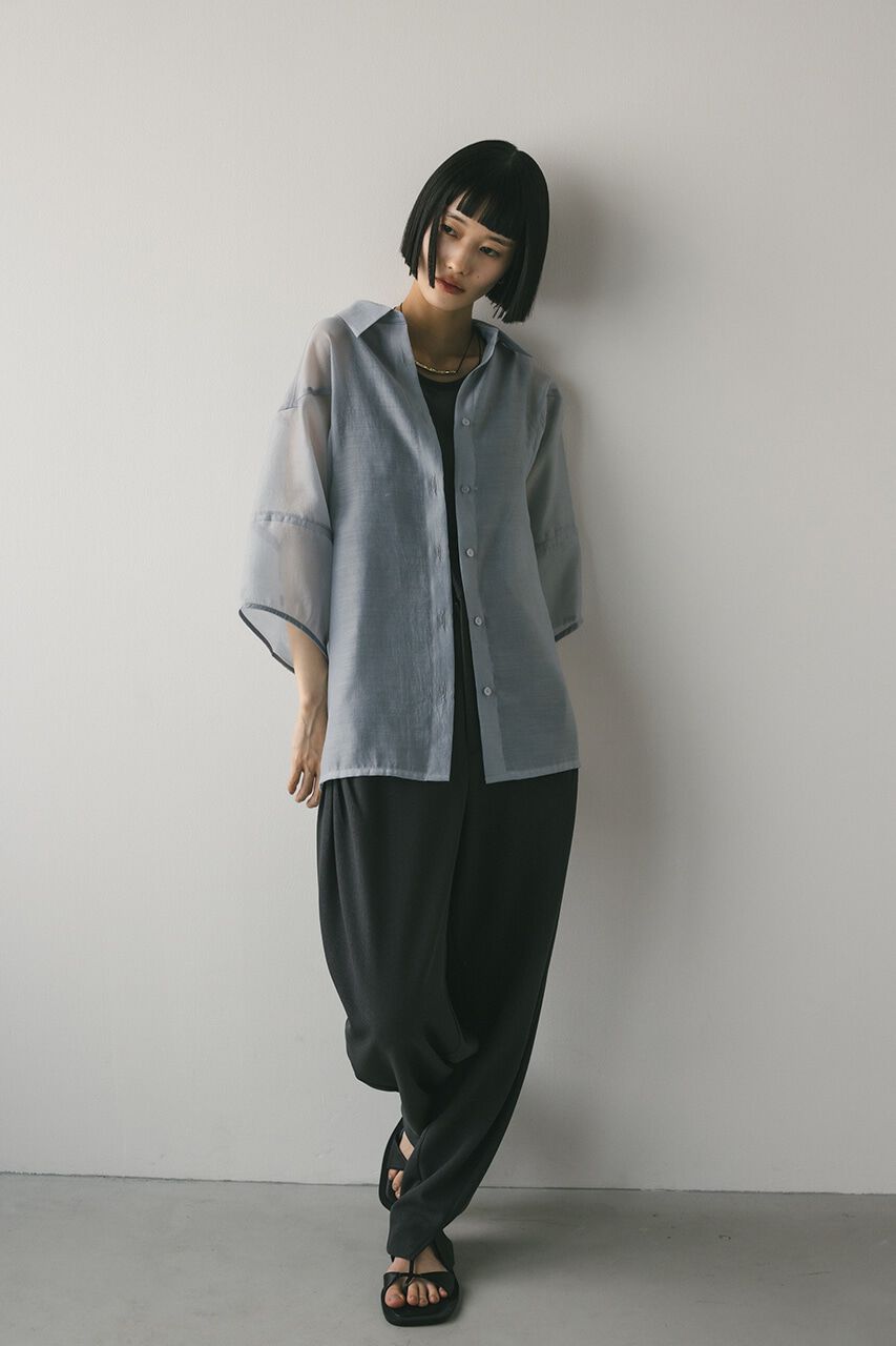 STYLEMIXER「コクーンスリーブシアーシャツ」|シャツ・ブラウス|