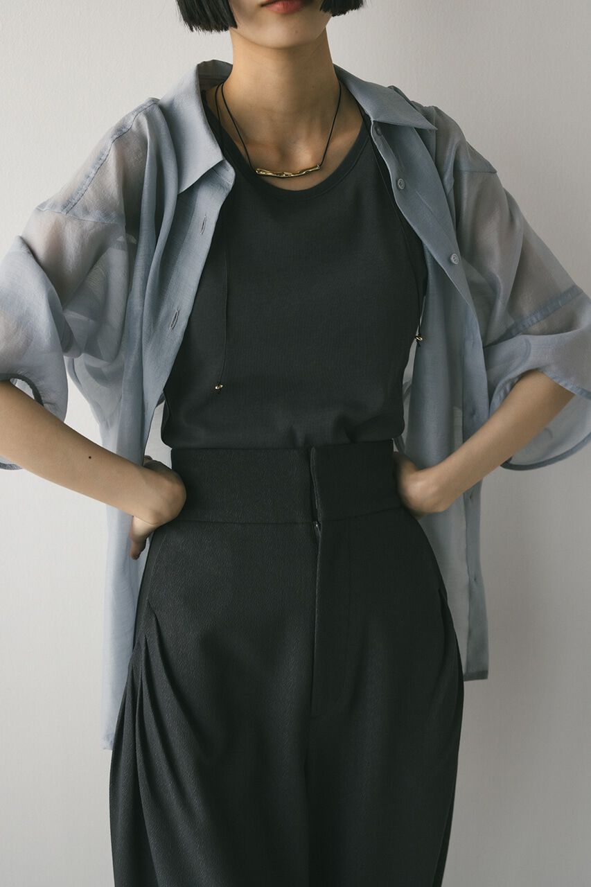 STYLEMIXER「コクーンスリーブシアーシャツ」|シャツ・ブラウス|