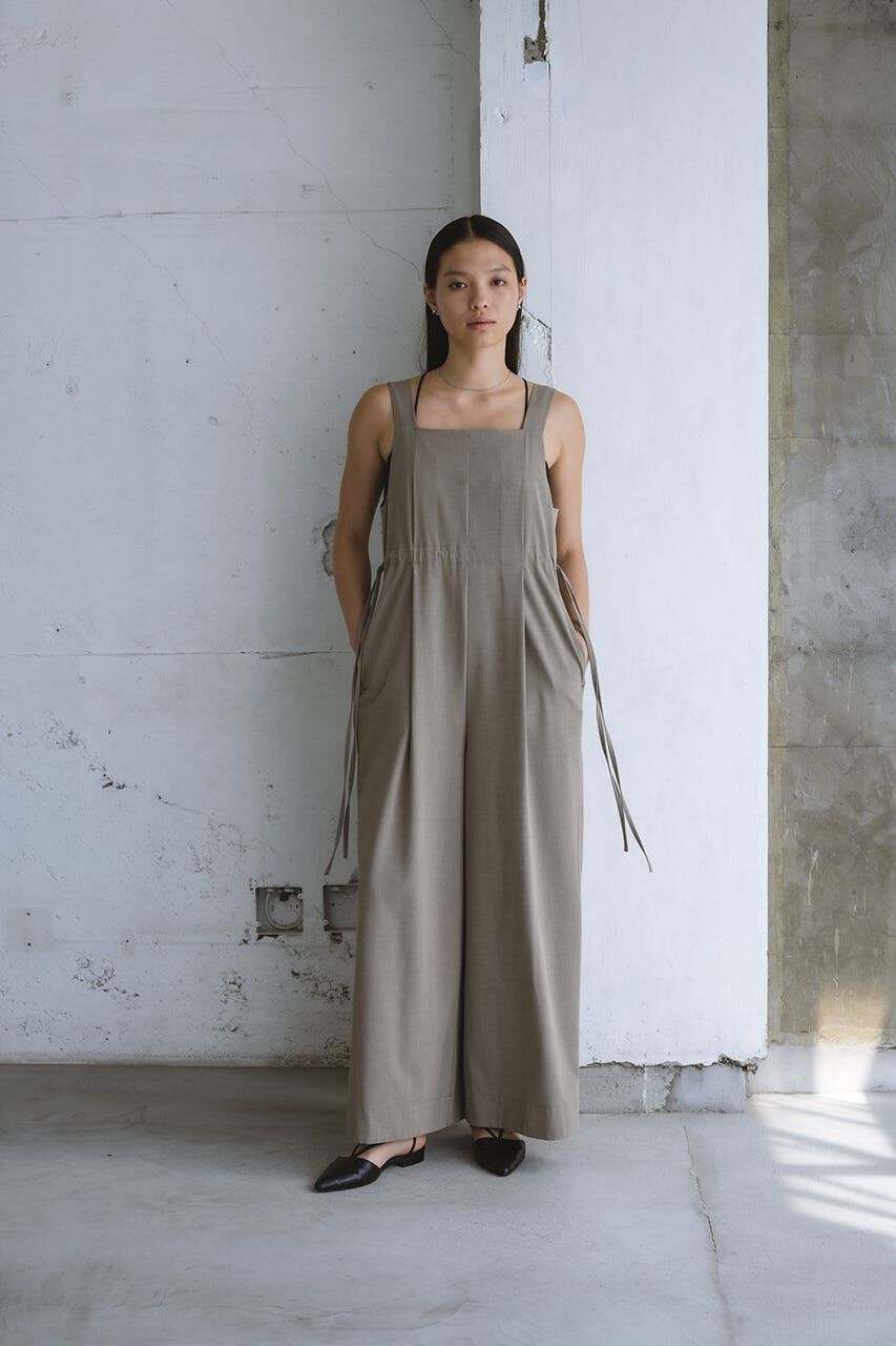 STYLEMIXER「サイドギャザーワイドロンパース」|その他|