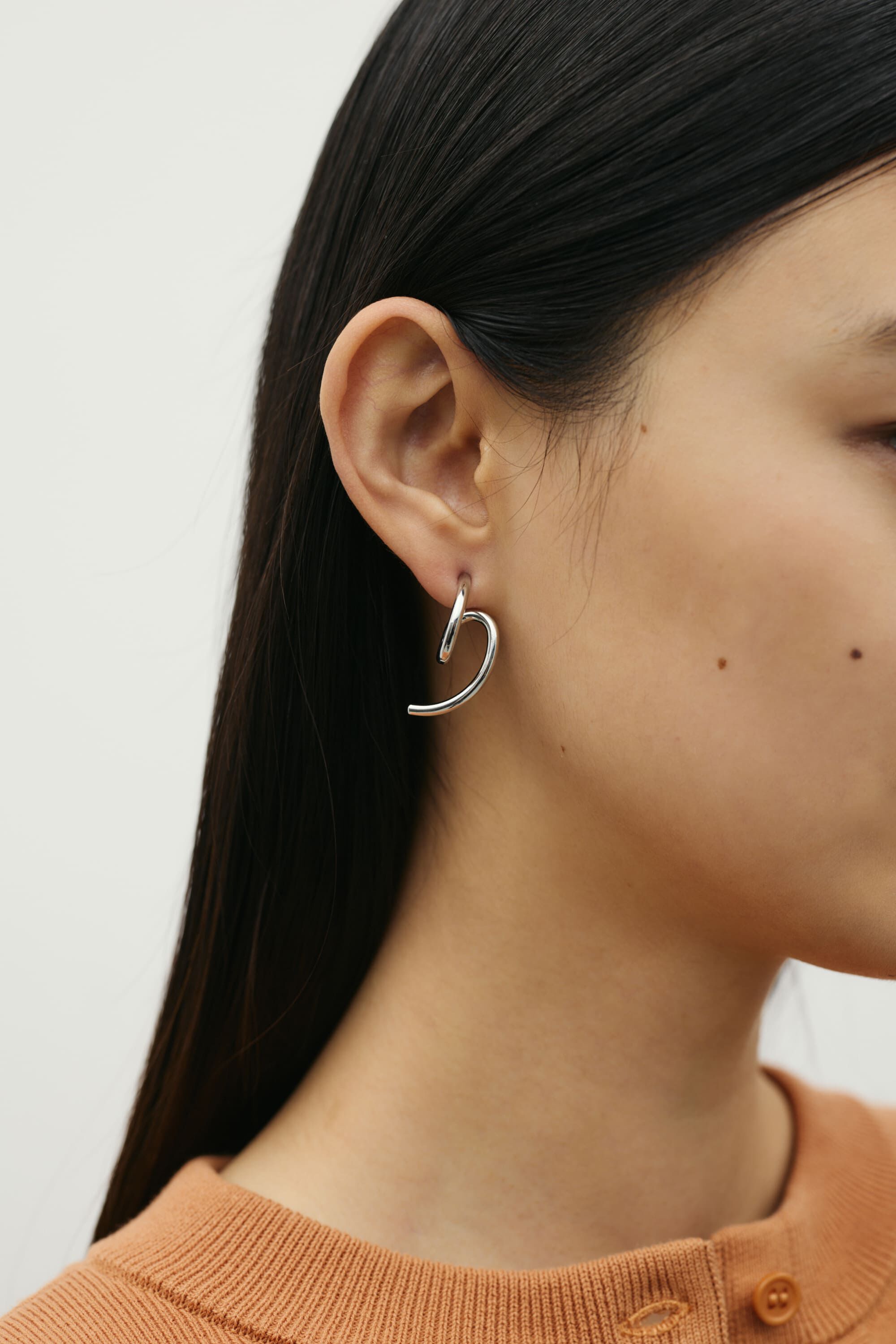 STYLEMIXER「ノットラインピアス」|ピアス|SLV