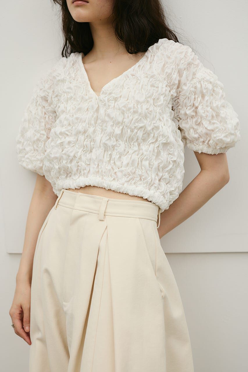 STYLEMIXER「フラッフィーショートトップ」|シャツ・ブラウス|