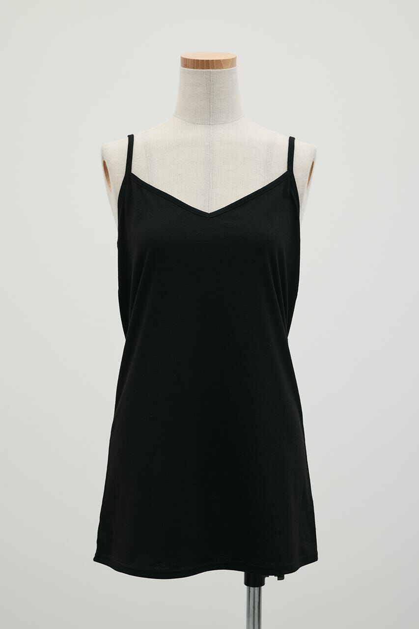 STYLEMIXER「インナーロングキャミソール」|キャミソール|BLK