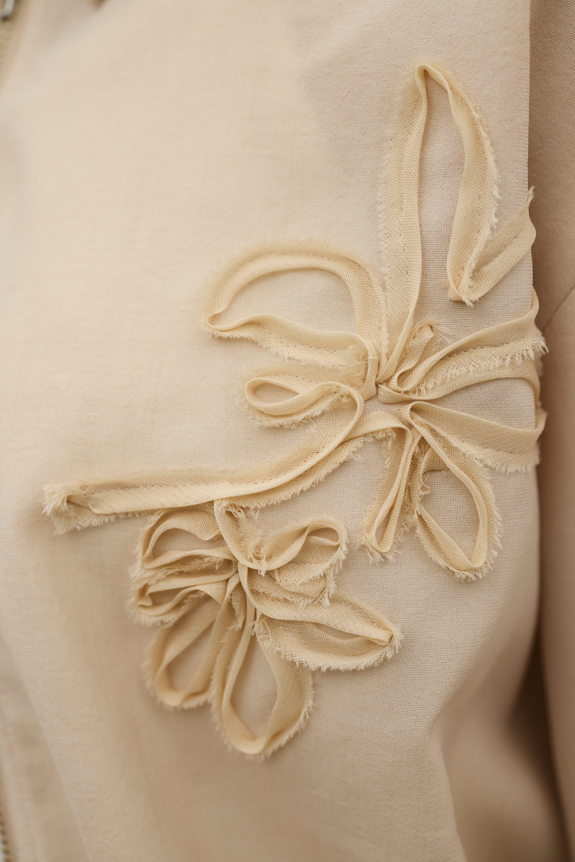 STYLEMIXER「フラワーエンブロイダリージップシャツ」|シャツ・ブラウス|