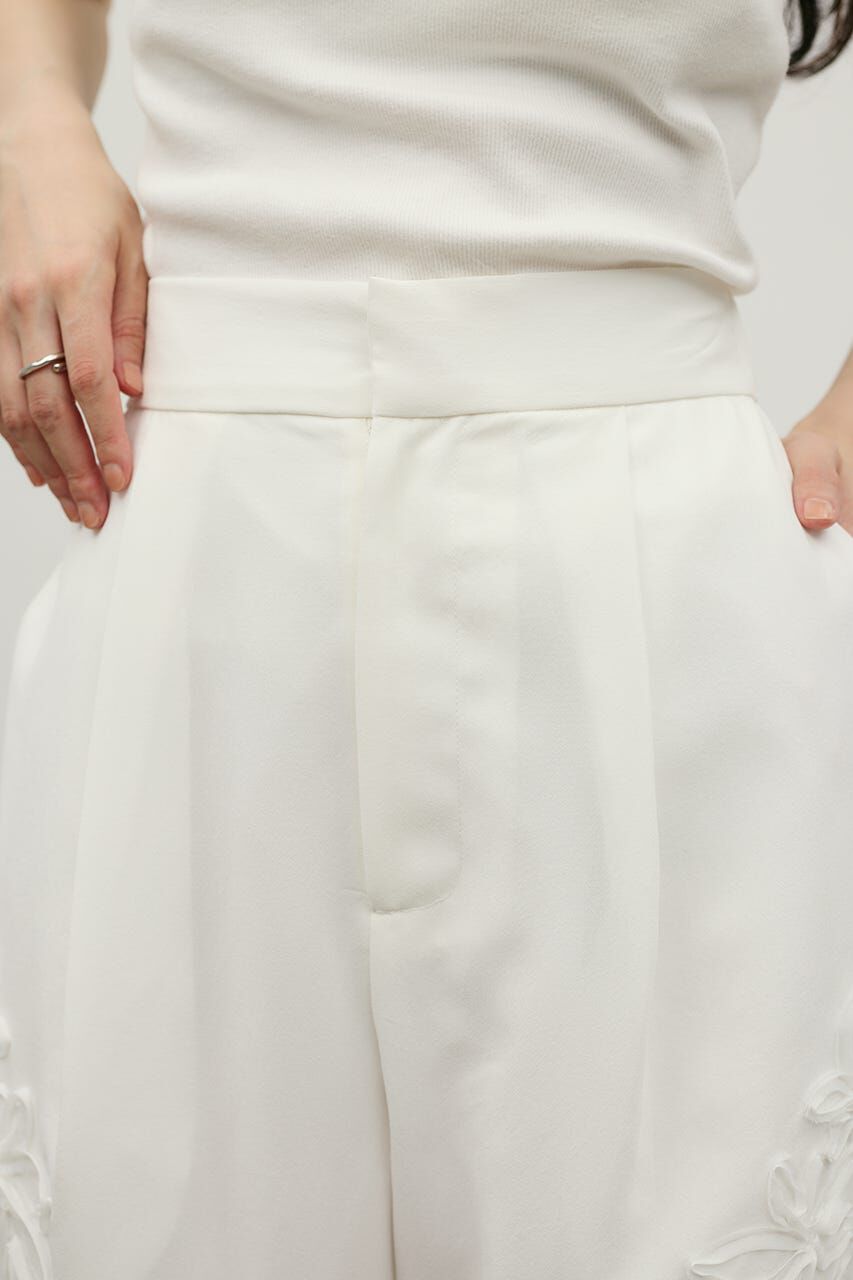 STYLEMIXER「フラワーエンブロイダリータックパンツ」|その他|