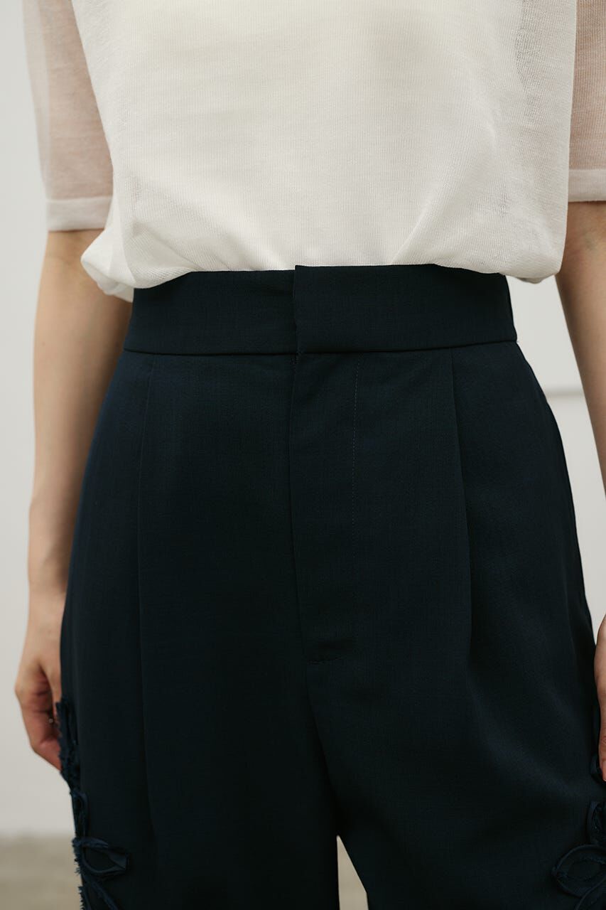 STYLEMIXER「フラワーエンブロイダリータックパンツ」|その他|