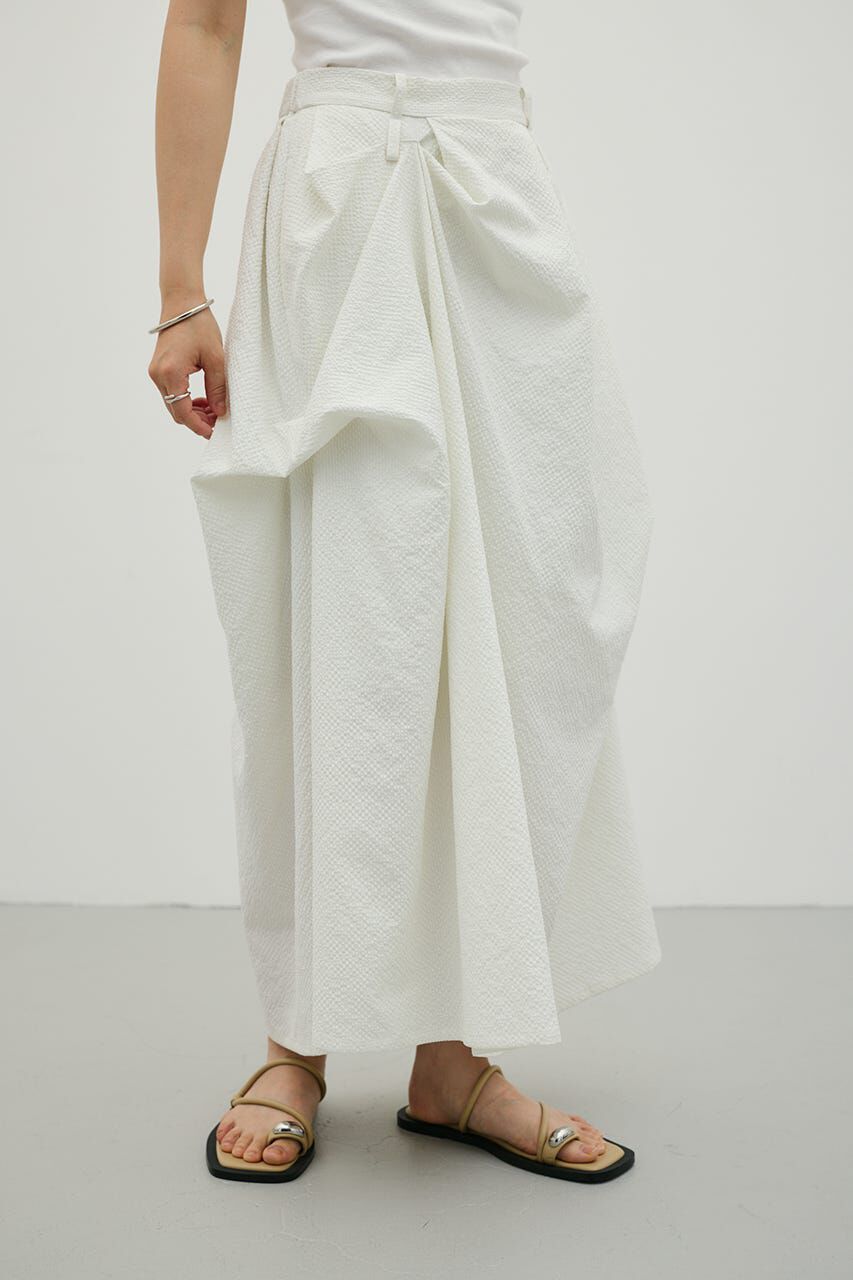 STYLEMIXER「ランダムタックサッカースカート」|スカート|