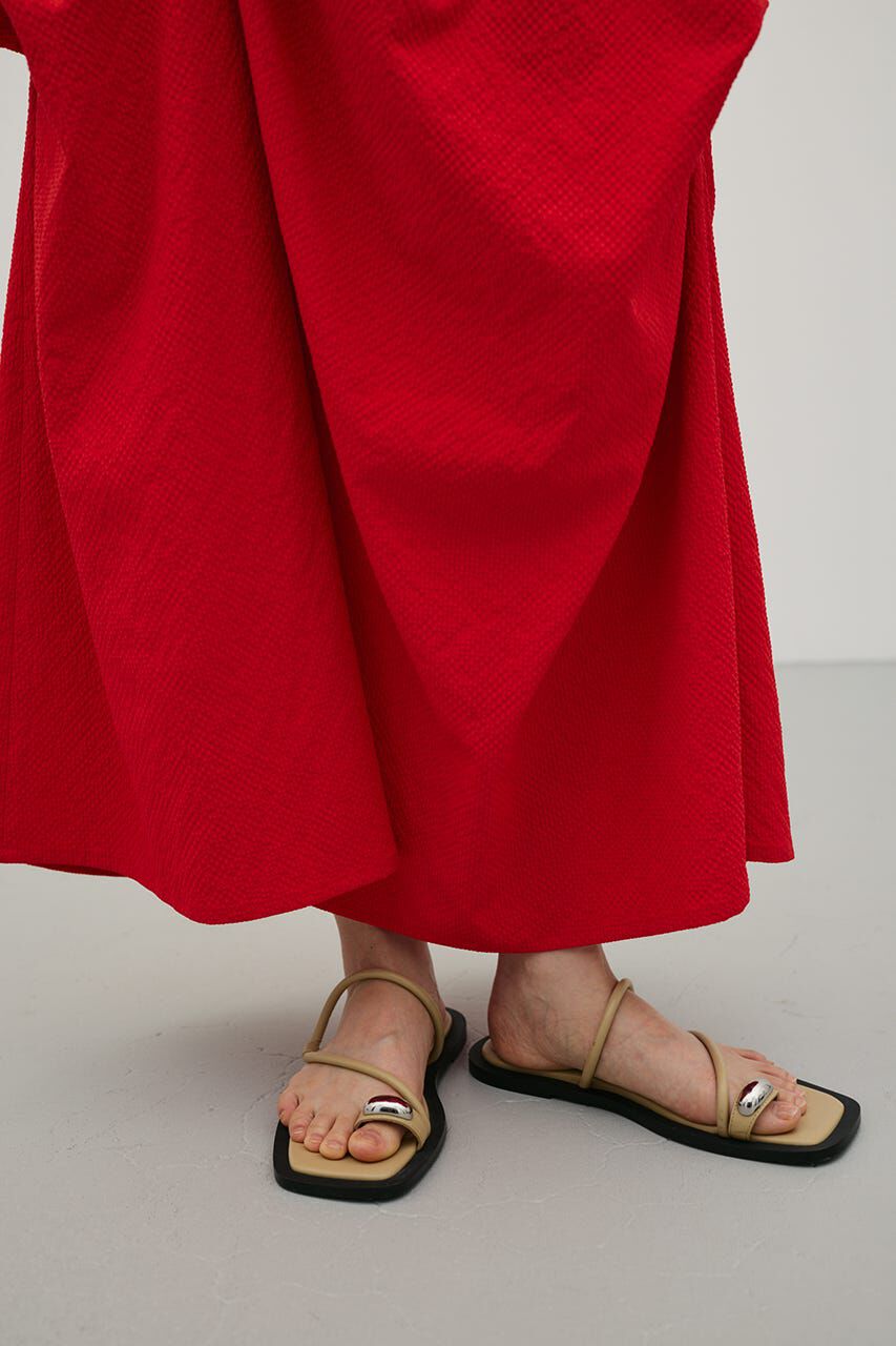 STYLEMIXER「ランダムタックサッカースカート」|スカート|