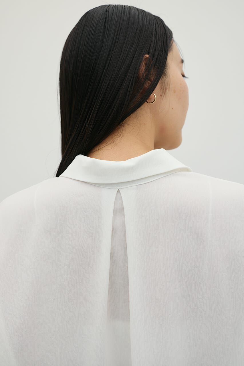 STYLEMIXER「ニュアンスギャザースリーブシャツ」|シャツ・ブラウス|