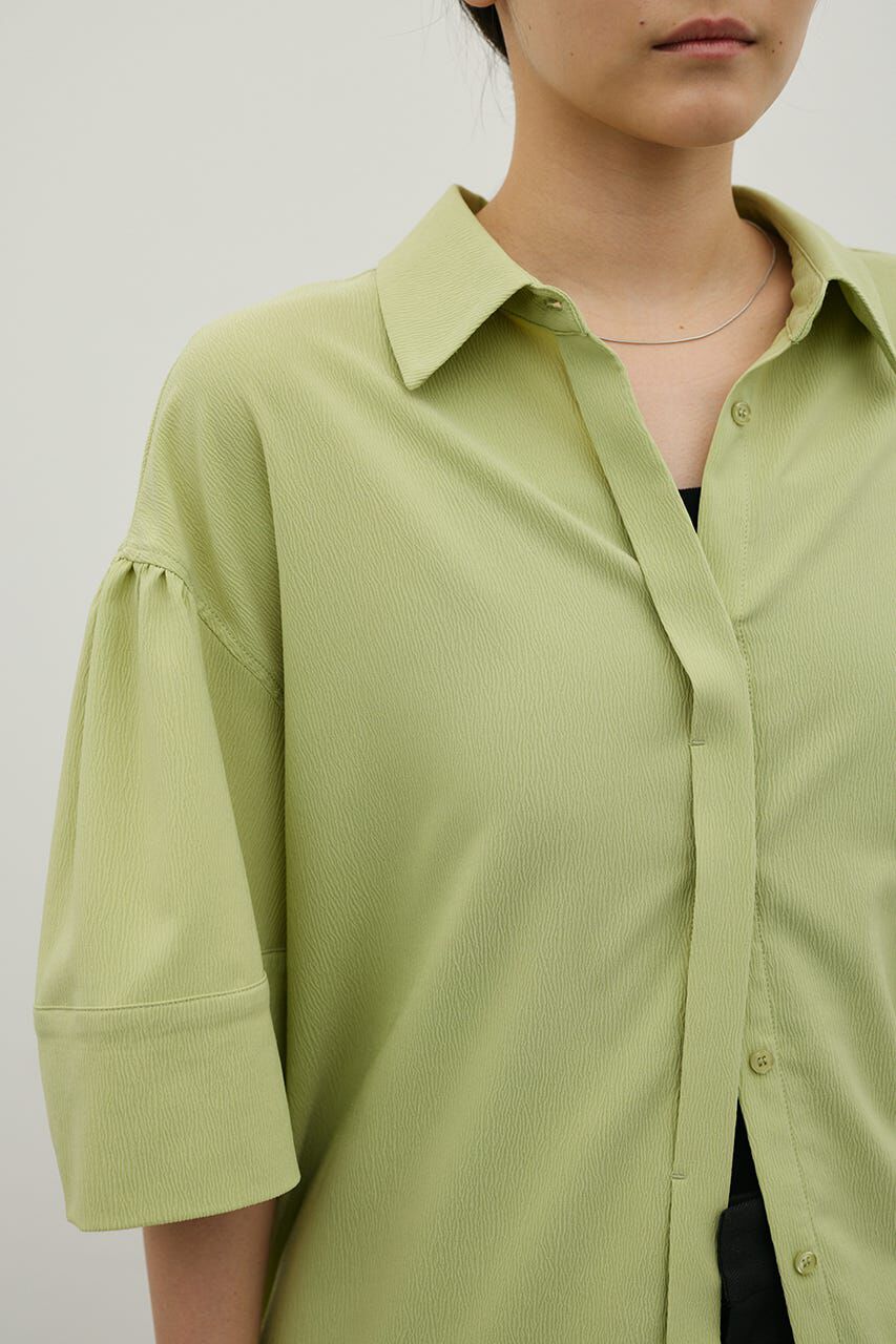 STYLEMIXER「ニュアンスギャザースリーブシャツ」|シャツ・ブラウス|