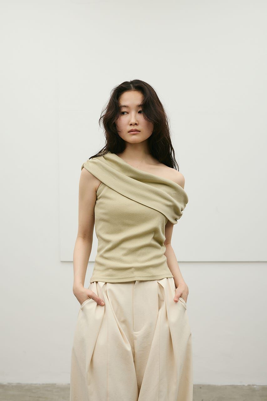 STYLEMIXER「ギャザーオフショルトップ」|その他|L/GRN1