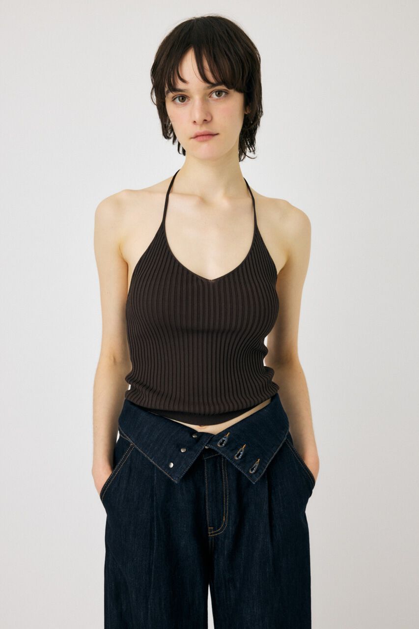 MOUSSY「SUMMER HOLTER ベスト」|キャミソール|D/BRN3