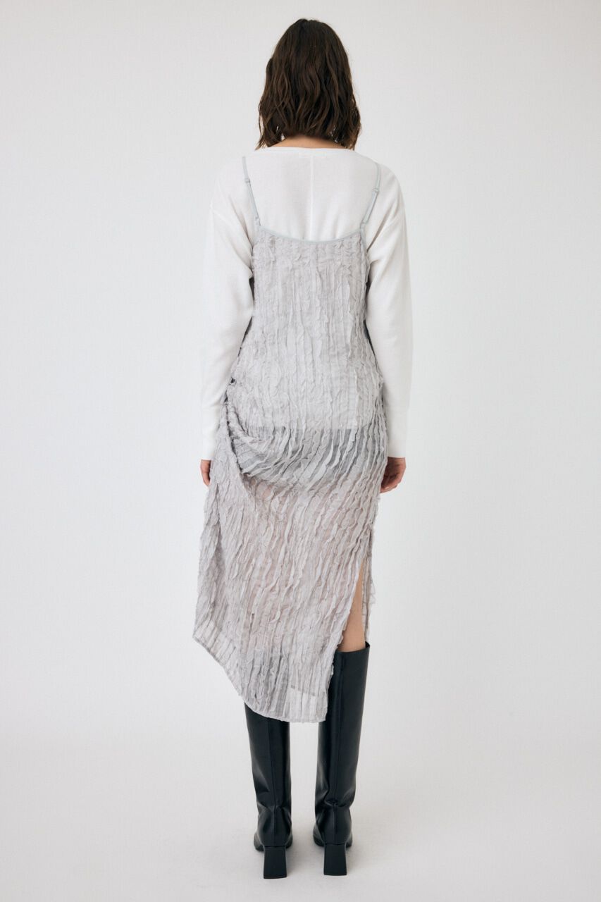 MOUSSY「SHEER FRILL キャミドレス」|ワンピース|