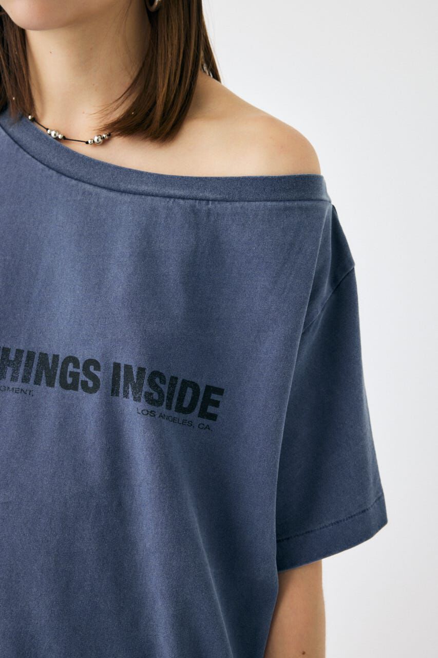 MOUSSY「ONE SHOULDER TEE」|Tシャツ・カットソー|