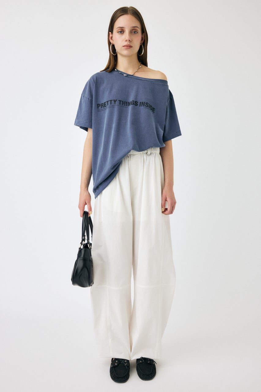 MOUSSY「ONE SHOULDER TEE」|Tシャツ・カットソー|
