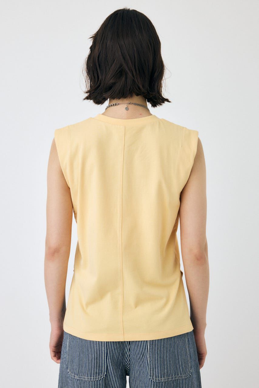 MOUSSY「TINY LETTER SLEEVELESS トップス」|その他|