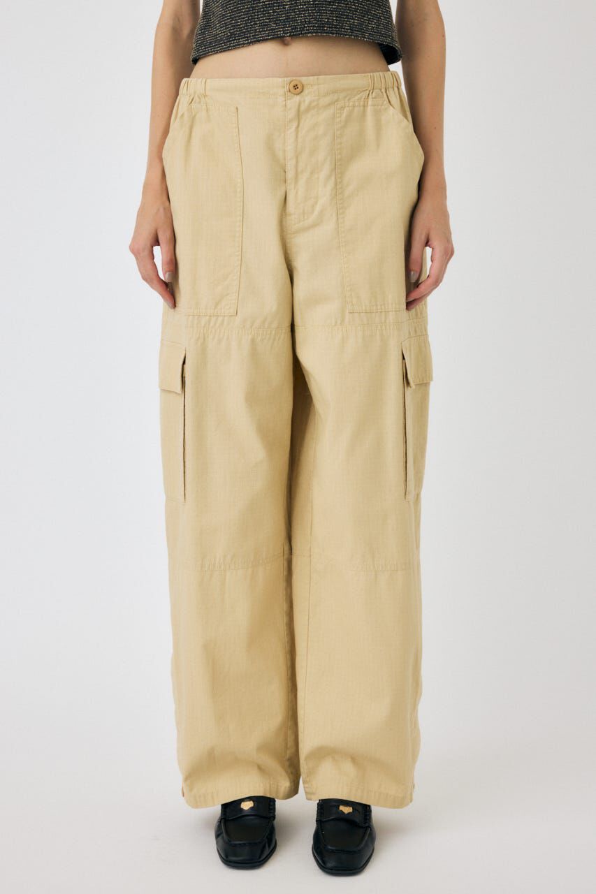 MOUSSY「HARD EDIT MILITARY パンツ」|その他|BEG