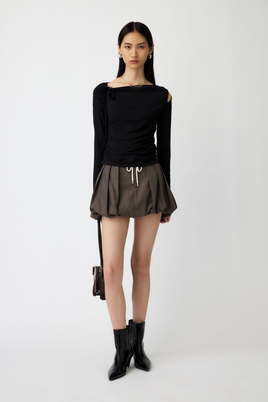 MOUSSY「TUCKED BALLOON MINI スカート」|スカート|