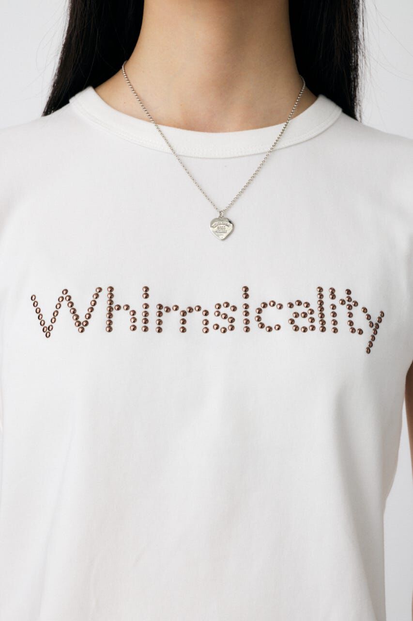 MOUSSY「STUDS LOGO TEE」|Tシャツ・カットソー|