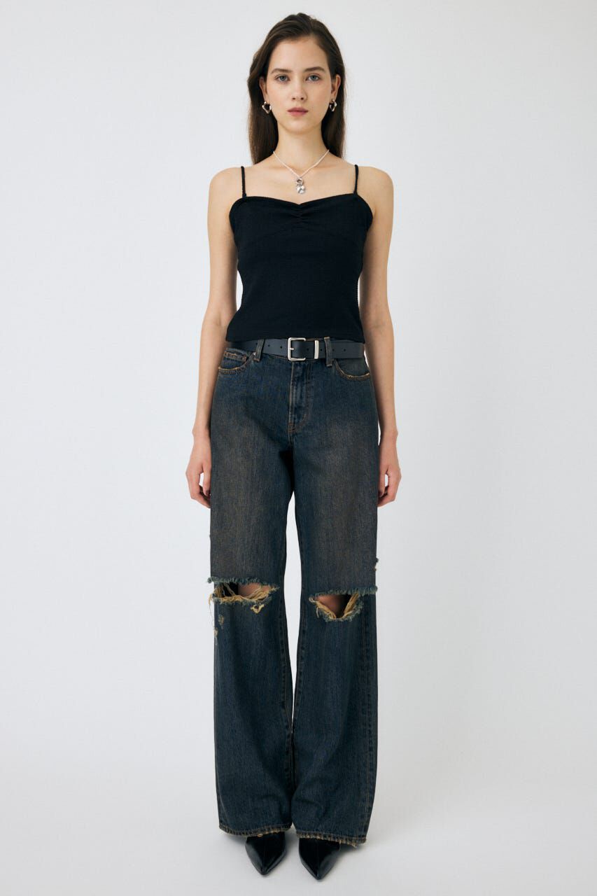 MOUSSY「BOUCLE TWEED キャミ」|キャミソール|