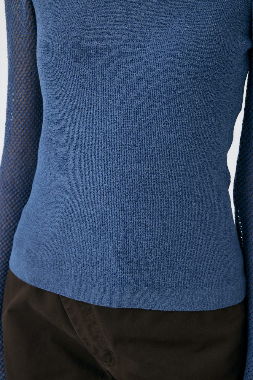 MOUSSY「OPEN SHOULDER HALTER ニットトップス」|ニット・セーター|