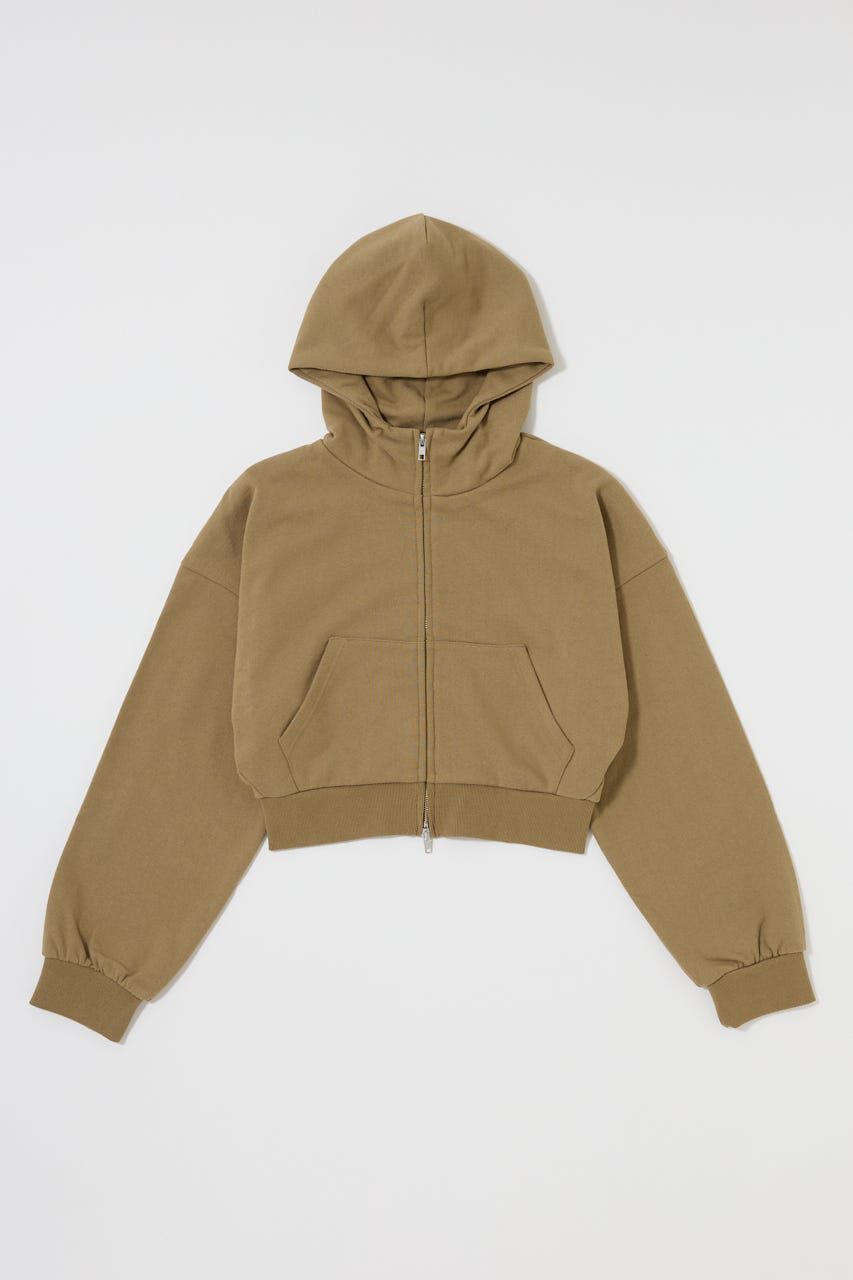 MOUSSY「SHORT ZIP UP フーディ」|パーカー|